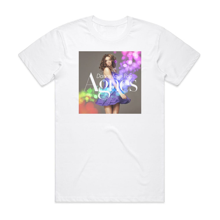 Agnes Dance Love Pop 1 Album Cover T-Shirt White