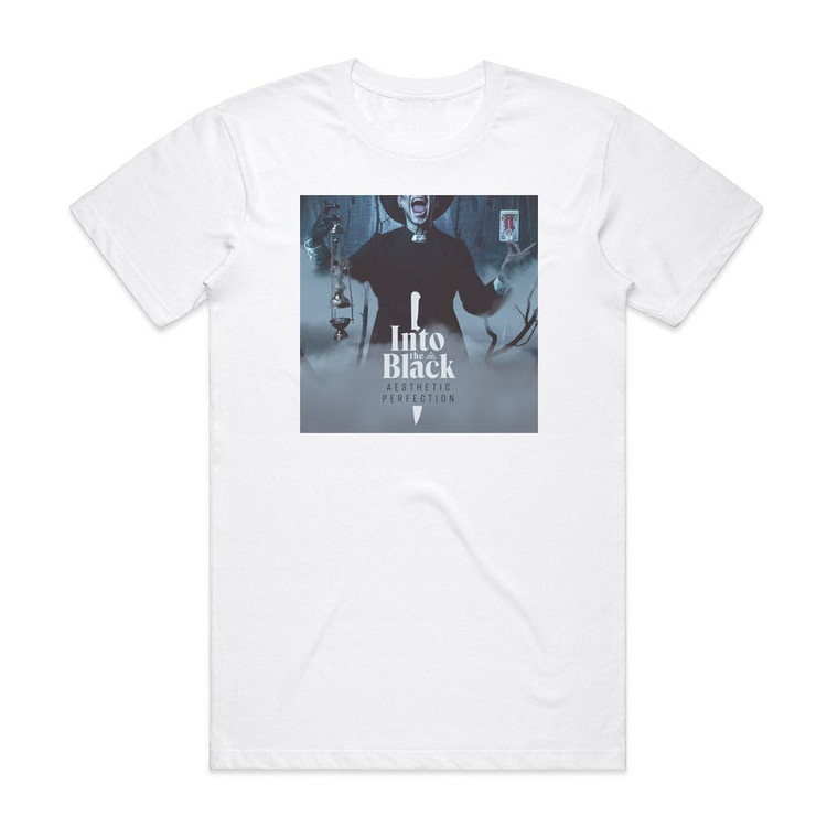 Aesthetic Perfection Into The Black Album Cover T-Shirt White