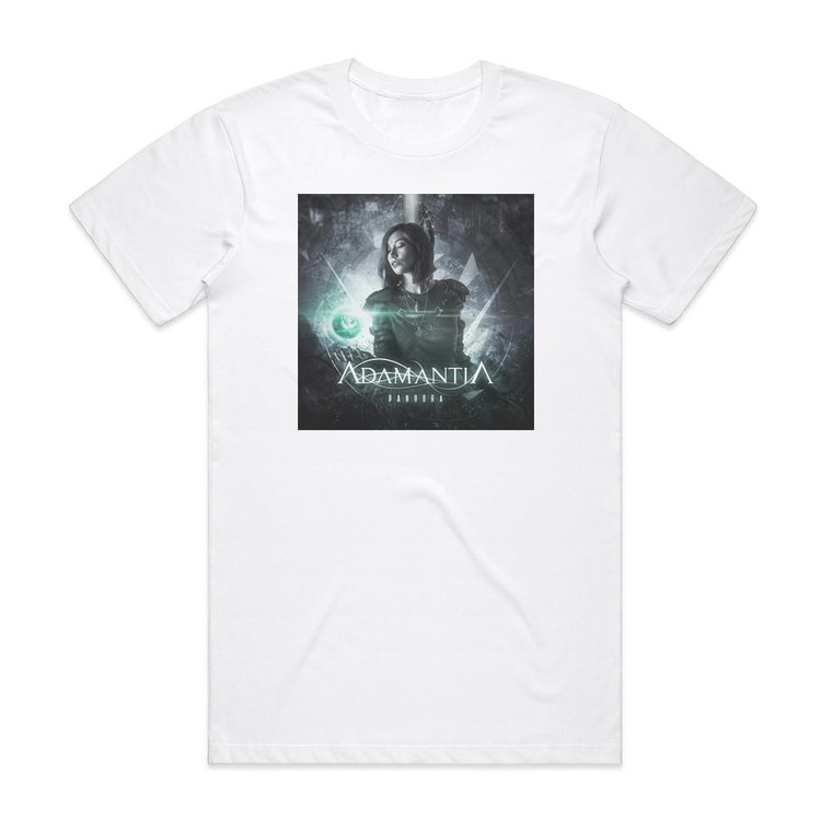 Adamantia Pandora Album Cover T-Shirt White