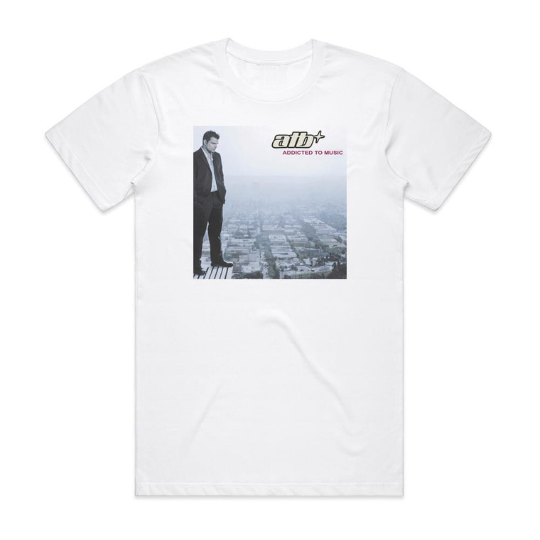 ATB Addicted To Music Album Cover T-Shirt White