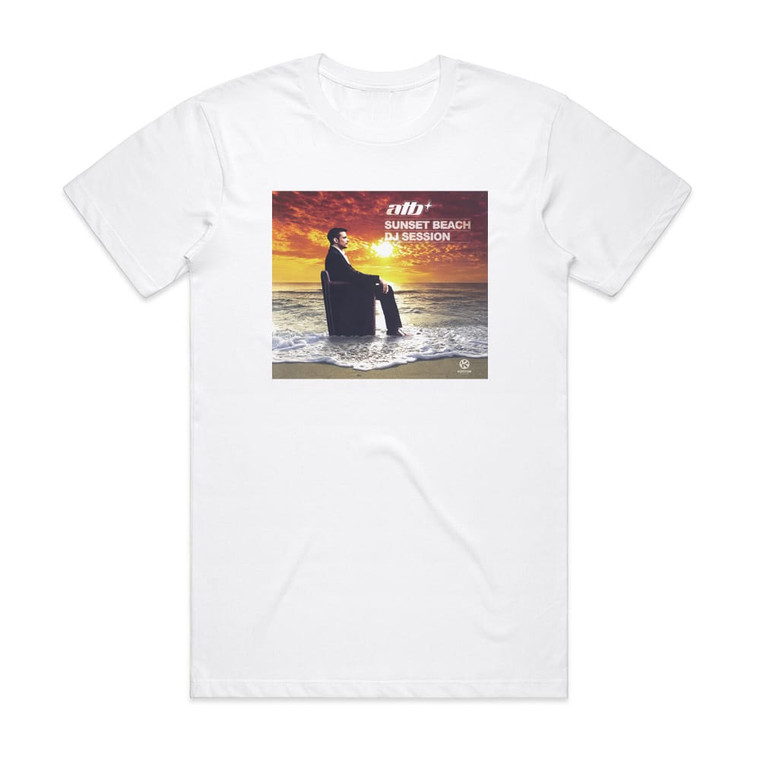 ATB Sunset Beach Dj Session Album Cover T-Shirt White ATB Sunset Beach Dj Session Album Cover T-Shirt White