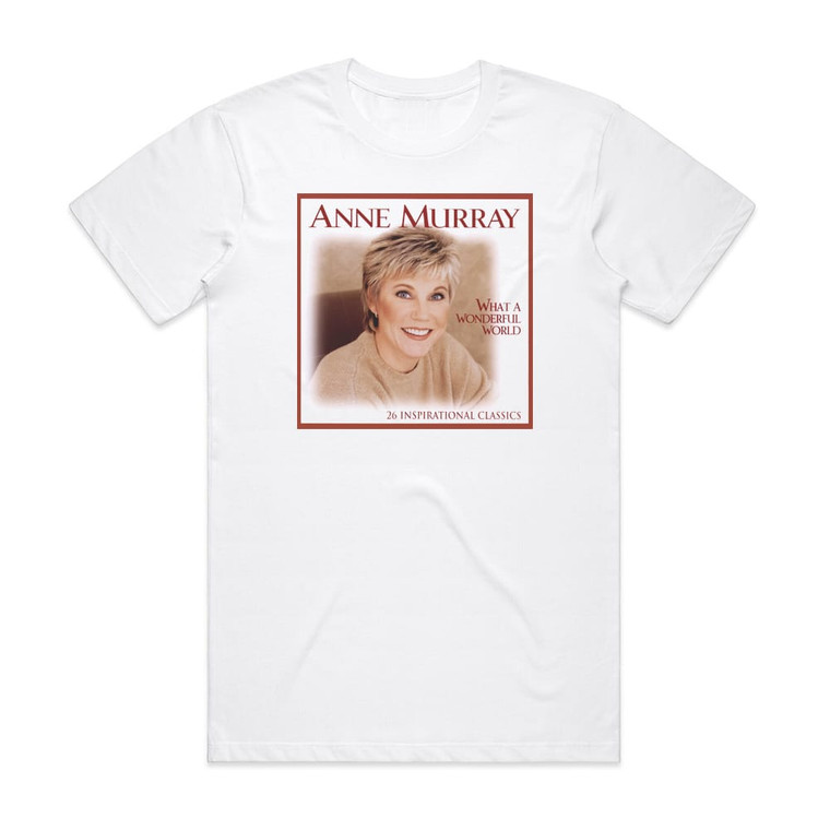 Anne Murray What A Wonderful World Album Cover T-Shirt White