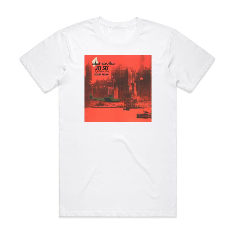 Alphaville Jet Set Album Cover T-Shirt White