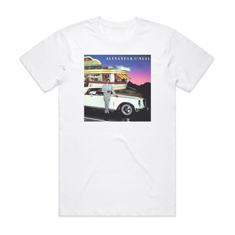 Alexander ONeal Alexander Oneal Album Cover T-Shirt White