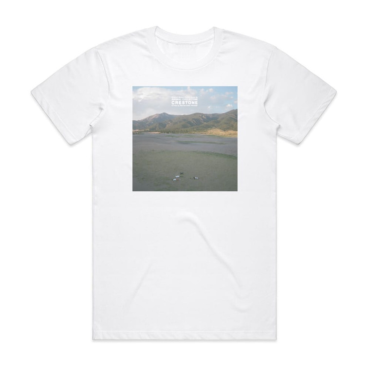 Animal Collective Crestone Original Score Album Cover T-Shirt White
