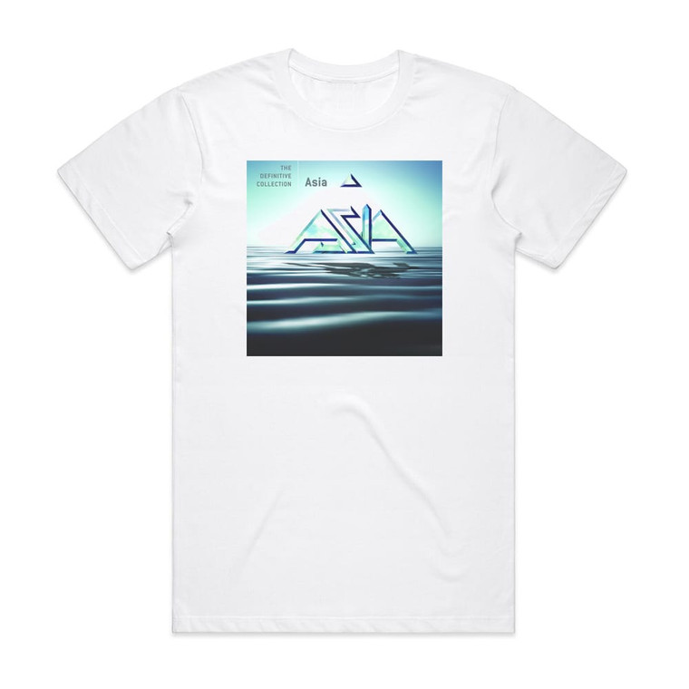 Asia The Definitive Collection Album Cover T-Shirt White