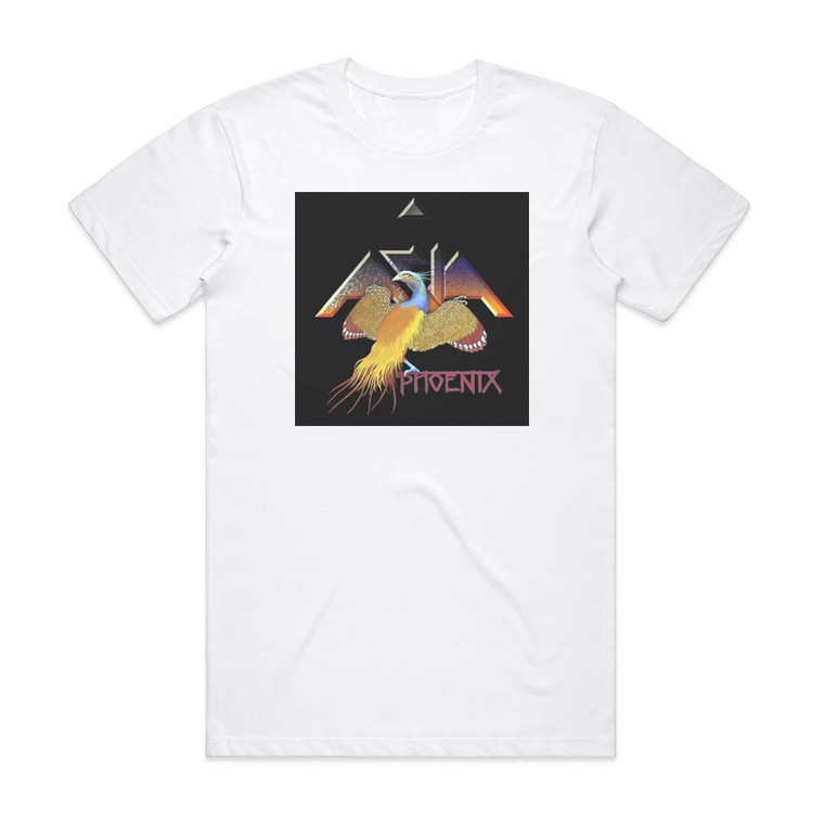 Asia Phoenix Album Cover T-Shirt White