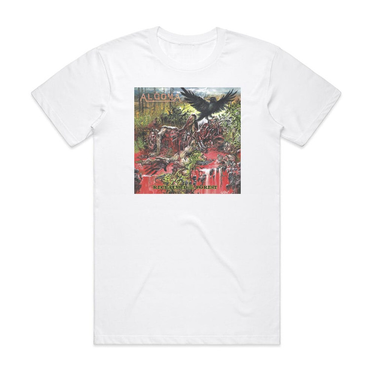Algoma Reclaimed By The Forest Album Cover T-Shirt White