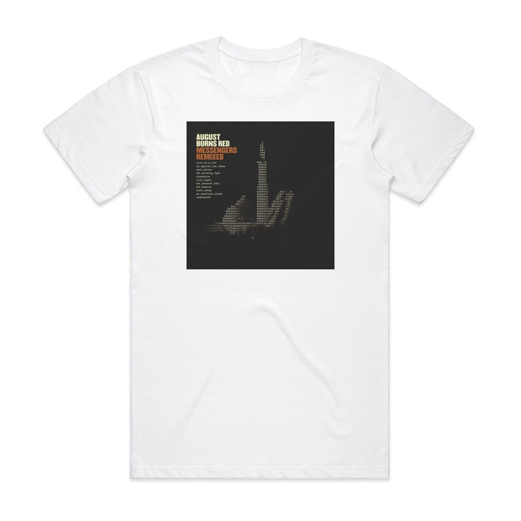 August Burns Red Messengers Remixed Album Cover T-Shirt White