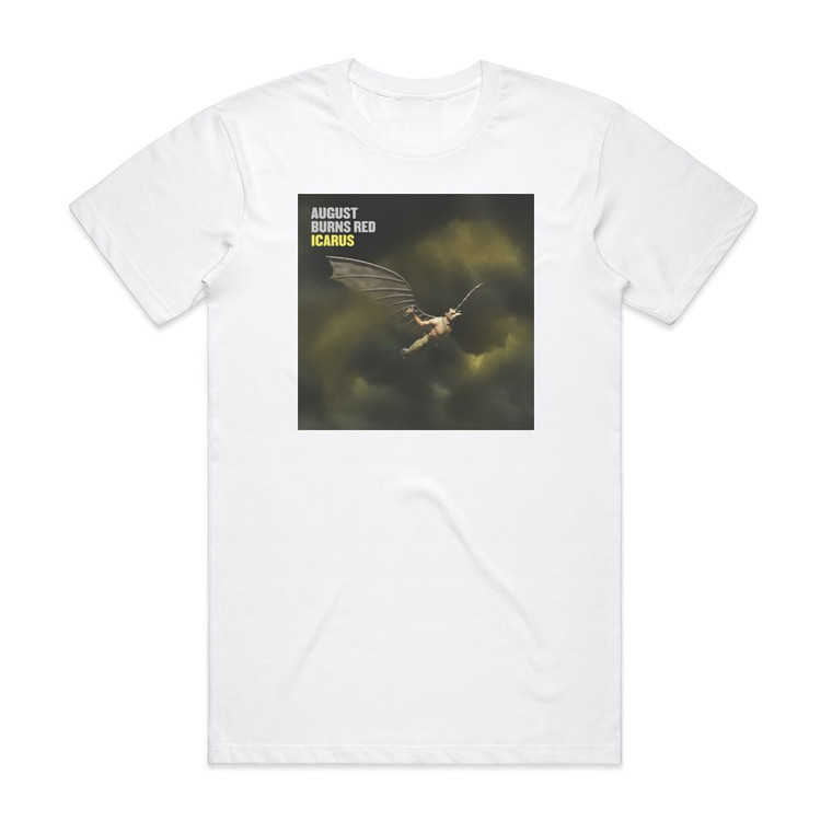 August Burns Red Icarus Album Cover T-Shirt White August Burns Red Icarus Album Cover T-Shirt White