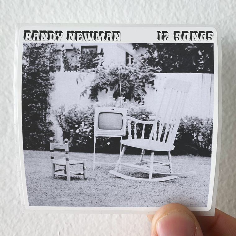 Randy Newman 12 Songs Album Cover Sticker