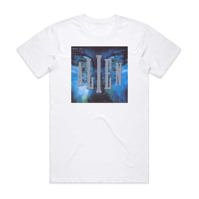 Alien Shiftin Gear Album Cover T-Shirt White
