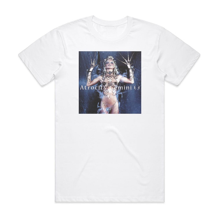 Atrocity Gemini 1 Album Cover T-Shirt White