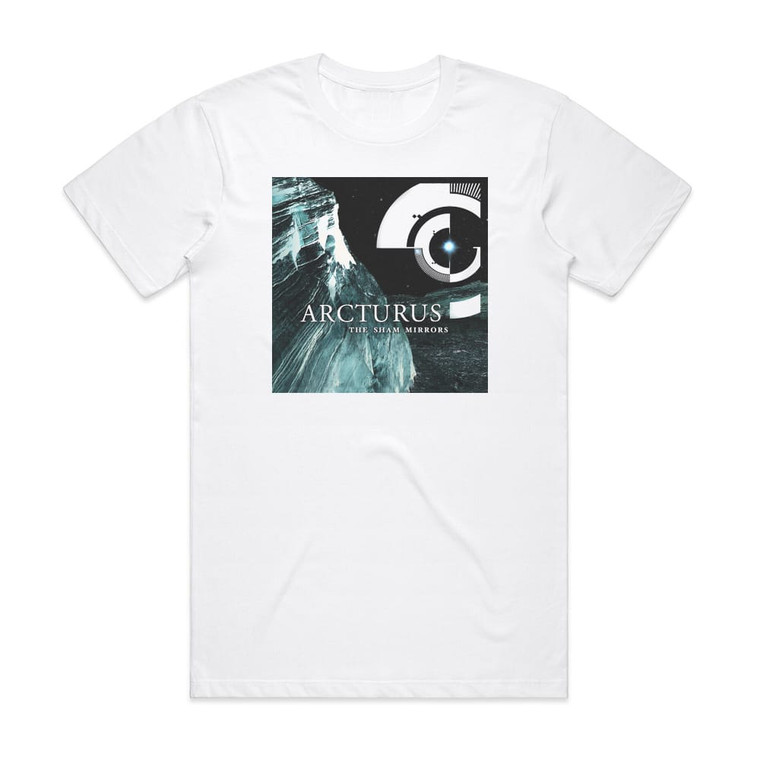 Arcturus The Sham Mirrors 1 Album Cover T-Shirt White