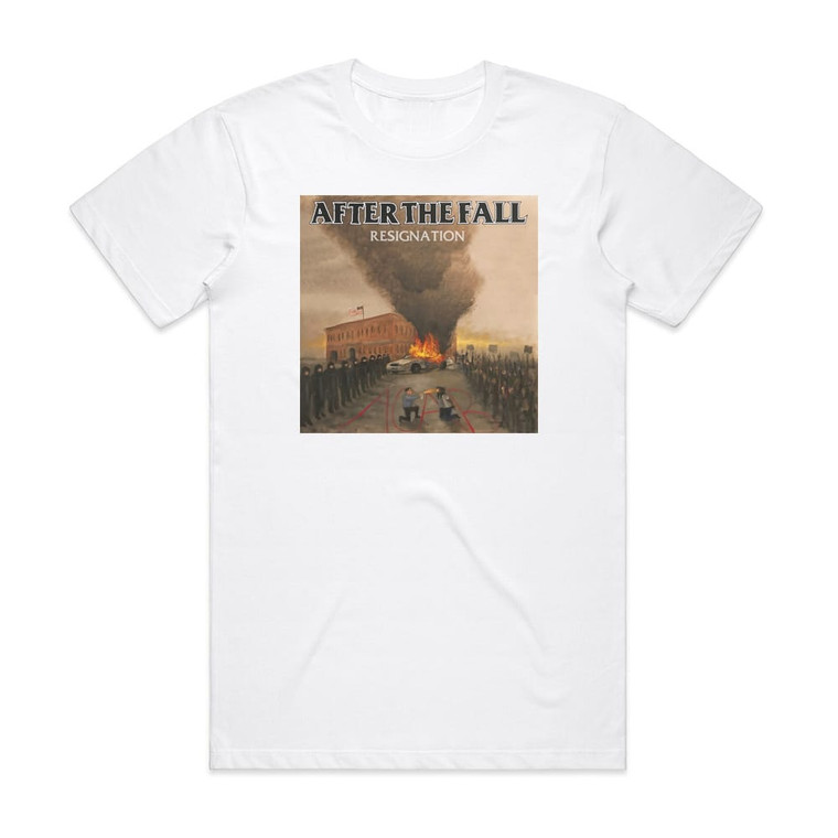 After the Fall Resignation Album Cover T-Shirt White