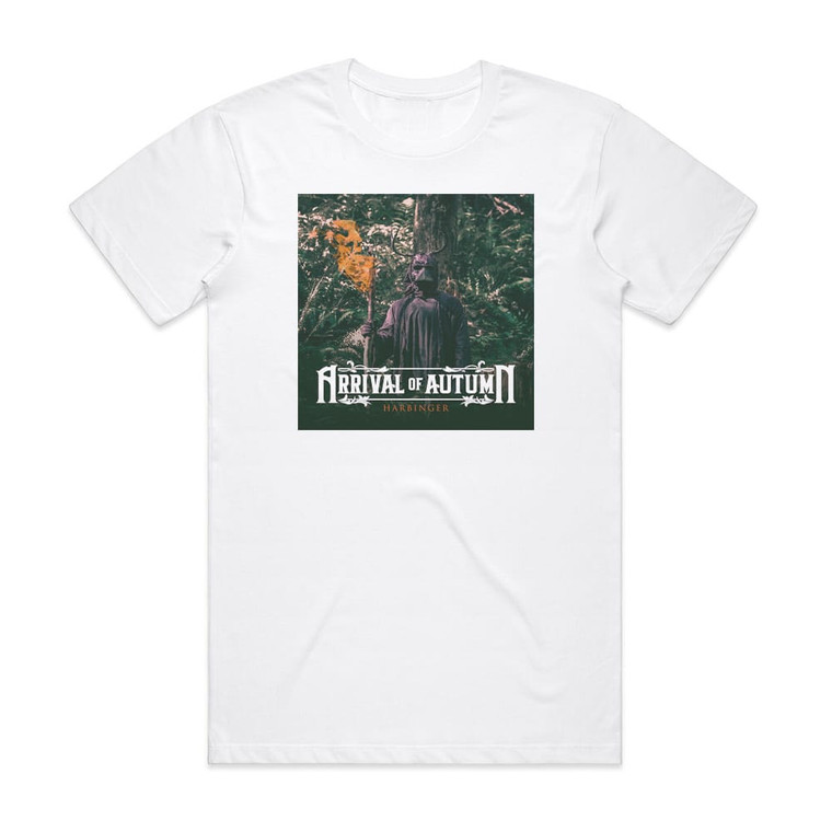 Arrival of Autumn Harbinger 1 Album Cover T-Shirt White
