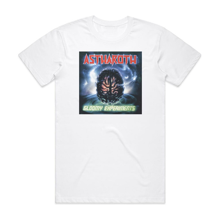 Astharoth Gloomy Experiments Album Cover T-Shirt White