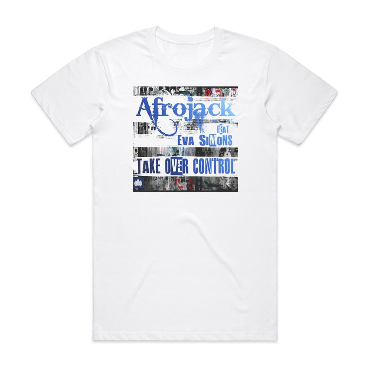 Afrojack Take Over Control 2 Album Cover T-Shirt White