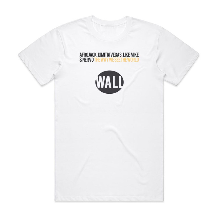 Afrojack The Way We See The World Album Cover T-Shirt White