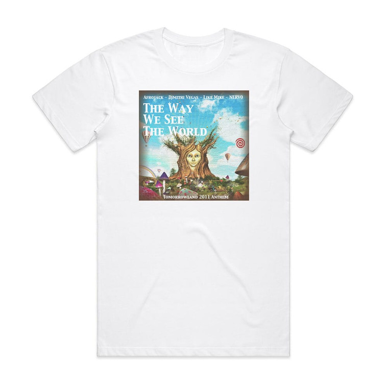 Afrojack The Way We See The World 1 Album Cover T-Shirt White
