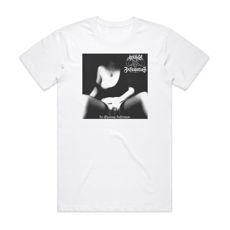 Arkhon Infaustus In Sperma Infernum Album Cover T-Shirt White