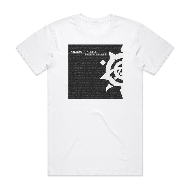 Arkhon Infaustus Perdition Insanabilis Album Cover T-Shirt White
