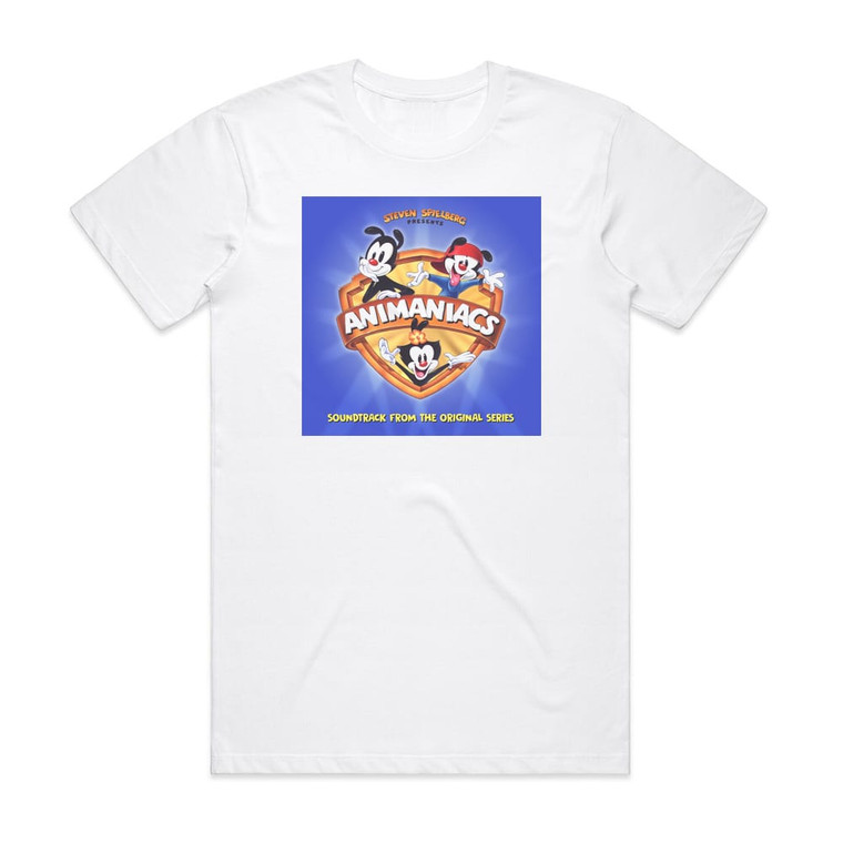 Animaniacs Steven Spielberg Presents Animaniacs Album Cover T-Shirt White
