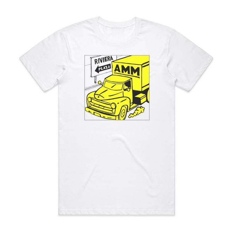 AMM Ammmusic Album Cover T-Shirt White