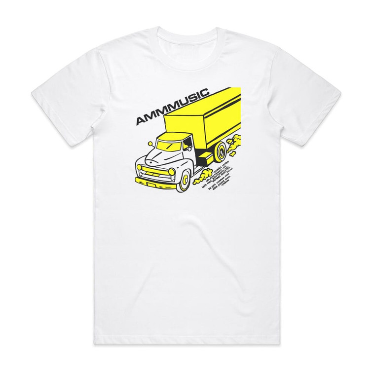 AMM Ammmusic 1 Album Cover T-Shirt White