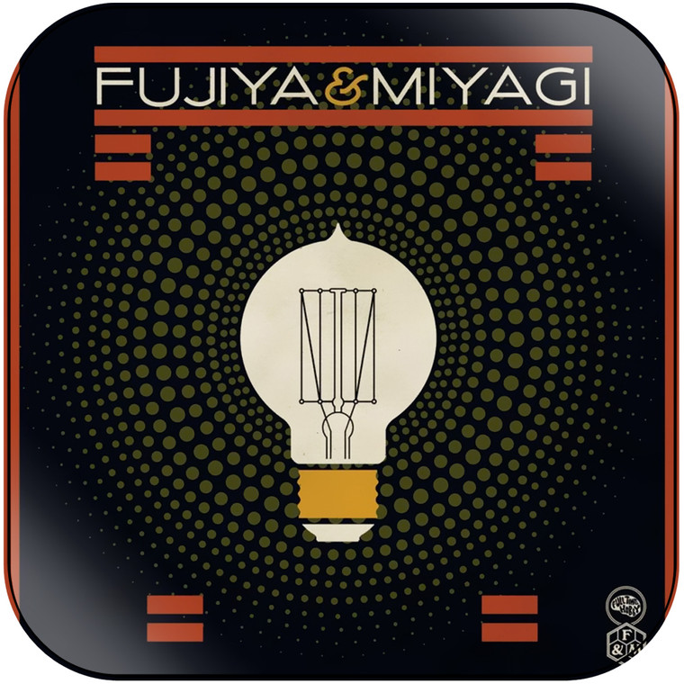 Fujiya and Miyagi Lightbulbs Album Cover Sticker