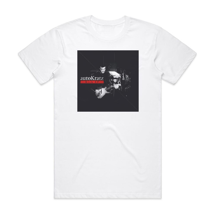 autoKratz Kick Album Cover T-Shirt White