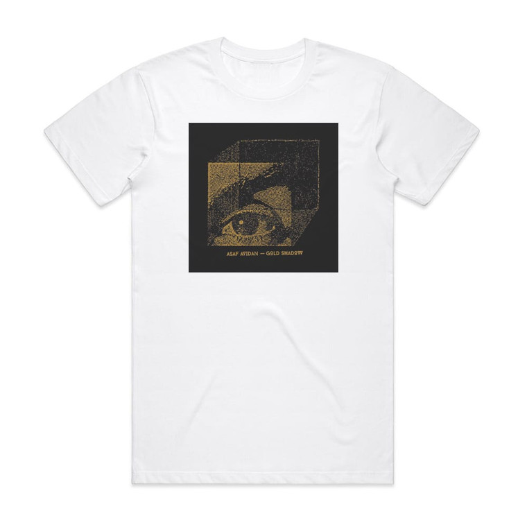 Asaf Avidan Gold Shadow Album Cover T-Shirt White