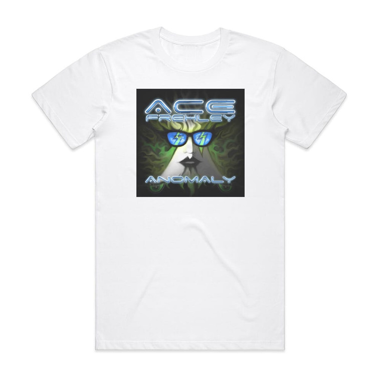 Ace Frehley Anomaly 1 Album Cover T-Shirt White
