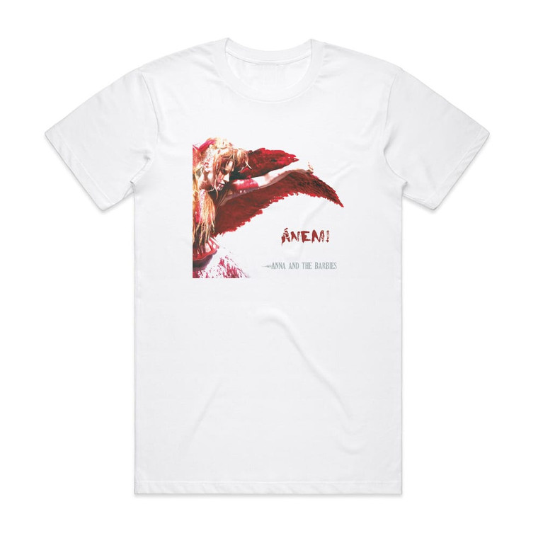 Anna and the Barbies Nem Album Cover T-Shirt White
