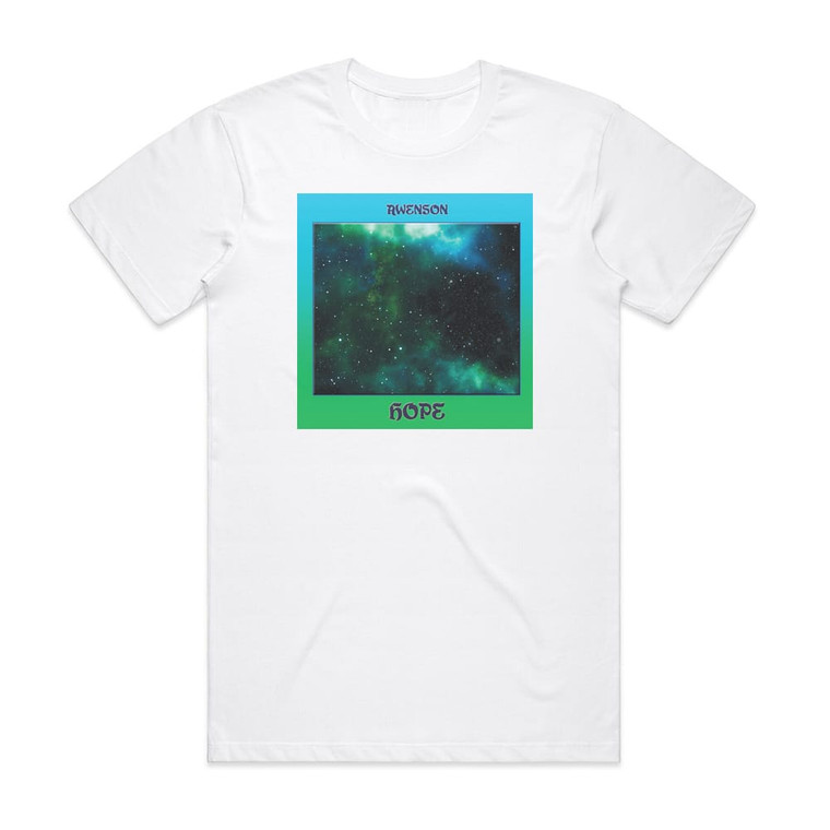Awenson Hope Album Cover T-Shirt White