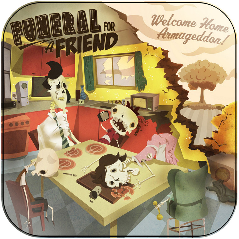 Funeral for a Friend Welcome Home Armageddon Album Cover Sticker