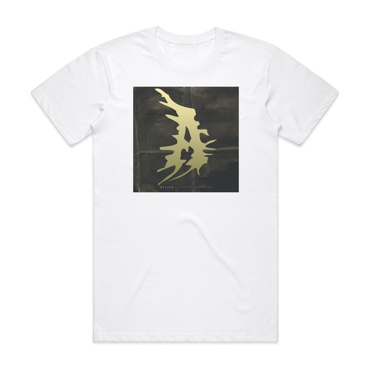 Attila Guilty Pleasure Album Cover T-Shirt White