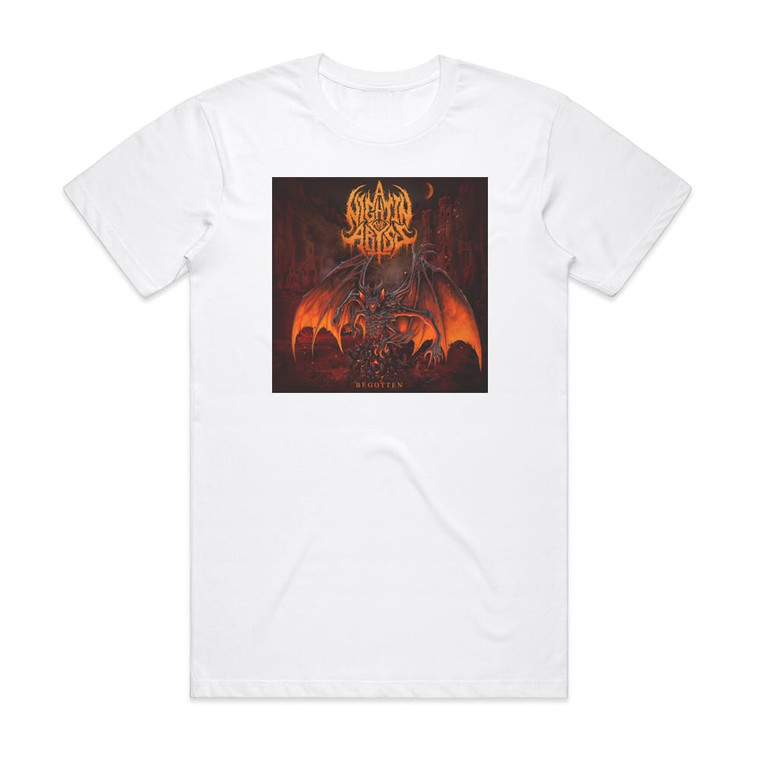 A Night in the Abyss Begotten Album Cover T-Shirt White
