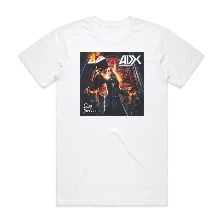 ADX Non Serviam Album Cover T-Shirt White