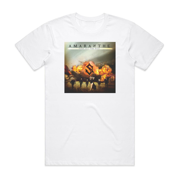 Amaranthe 82Nd All The Way Album Cover T-Shirt White