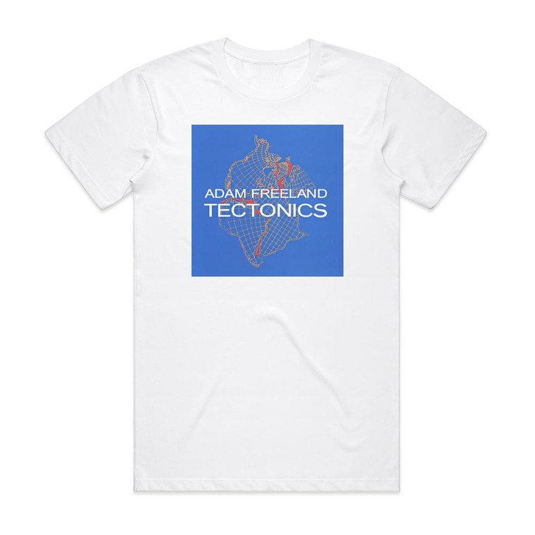 Adam Freeland Tectonics Album Cover T-Shirt White