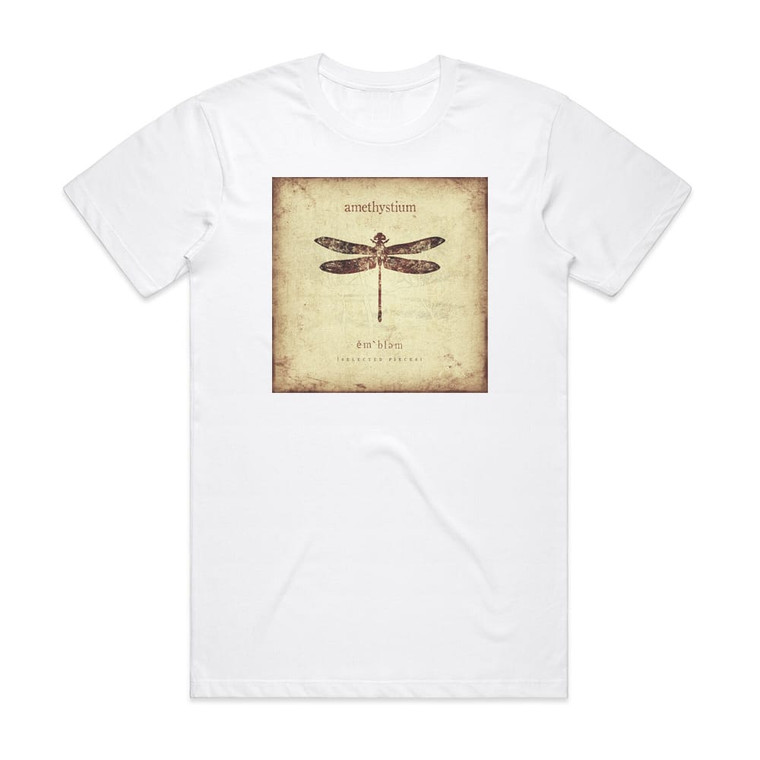 Amethystium Emblem Selected Pieces Album Cover T-Shirt White