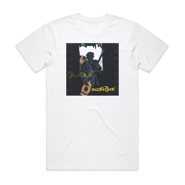 Adriano Celentano Nostalrock Album Cover T-Shirt White