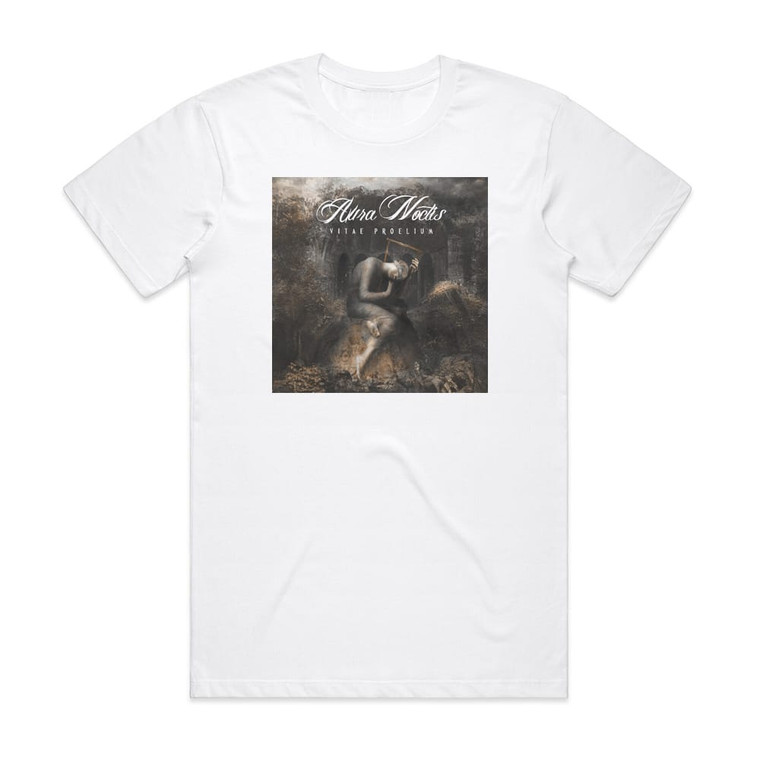 Aura Noctis Vitae Proelium Album Cover T-Shirt White