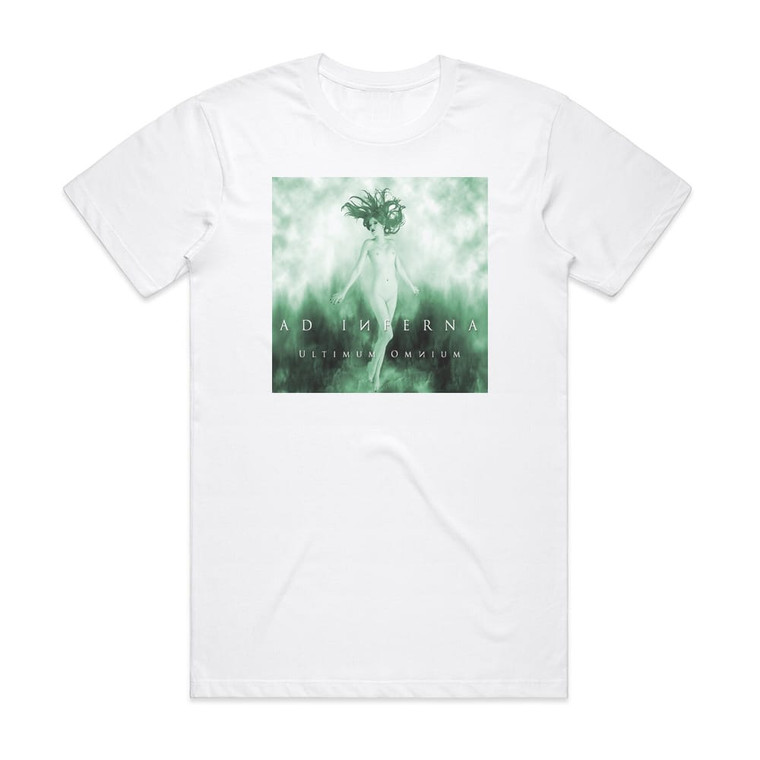 Ad Inferna Ultimum Omnium Album Cover T-Shirt White