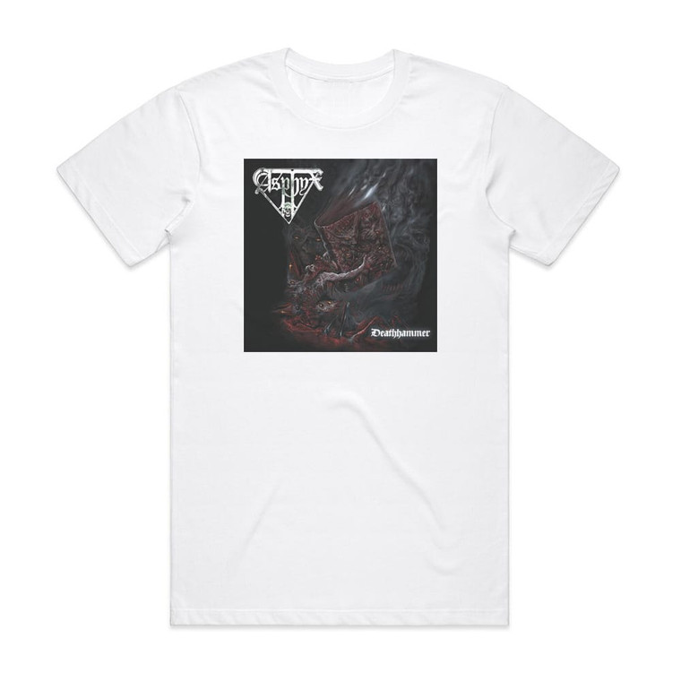 Asphyx Deathhammer Album Cover T-Shirt White