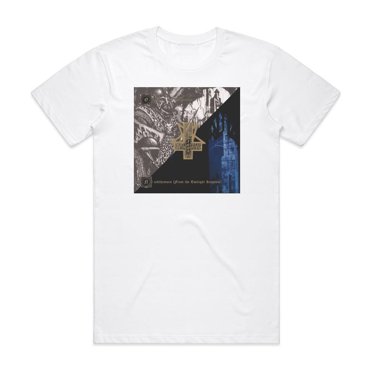 Abigor Nachthymnen From The Twilight Kingdom Orkblut The Retalia Album Cover T-Shirt White