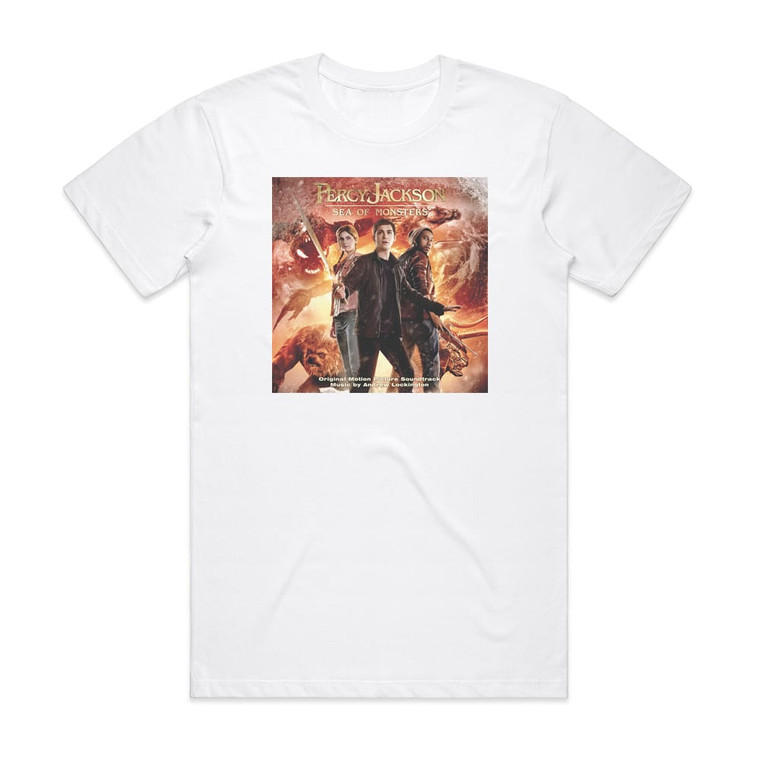 Andrew Lockington Percy Jackson Sea Of Monsters 1 Album Cover T-Shirt White