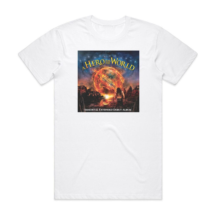 A Hero for the World A Hero For The World Album Cover T-Shirt White