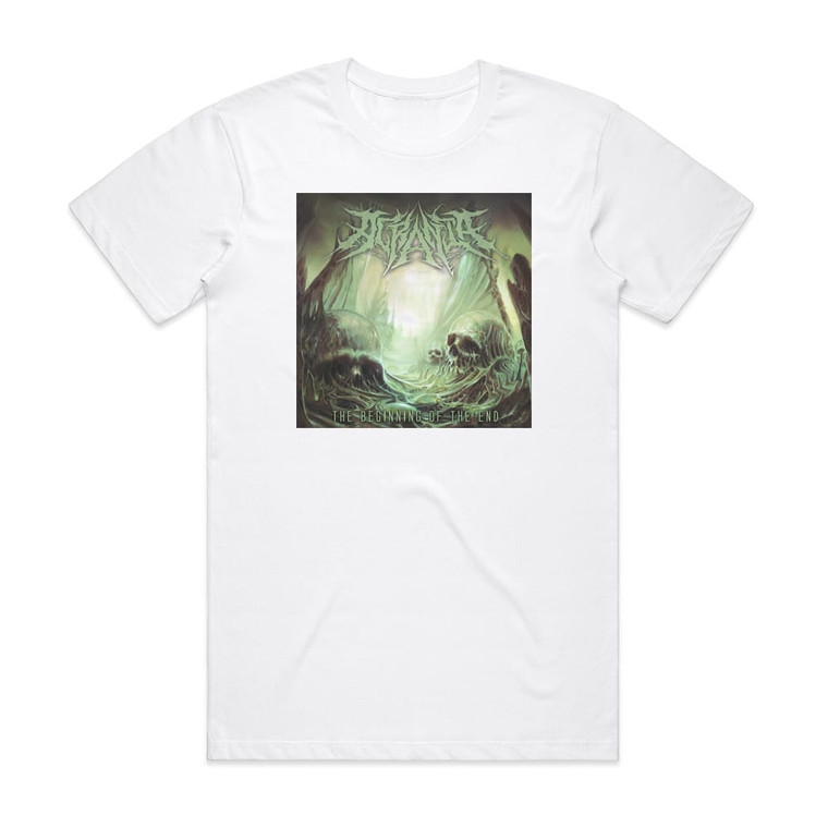 Acrania The Beginning Of The End Album Cover T-Shirt White